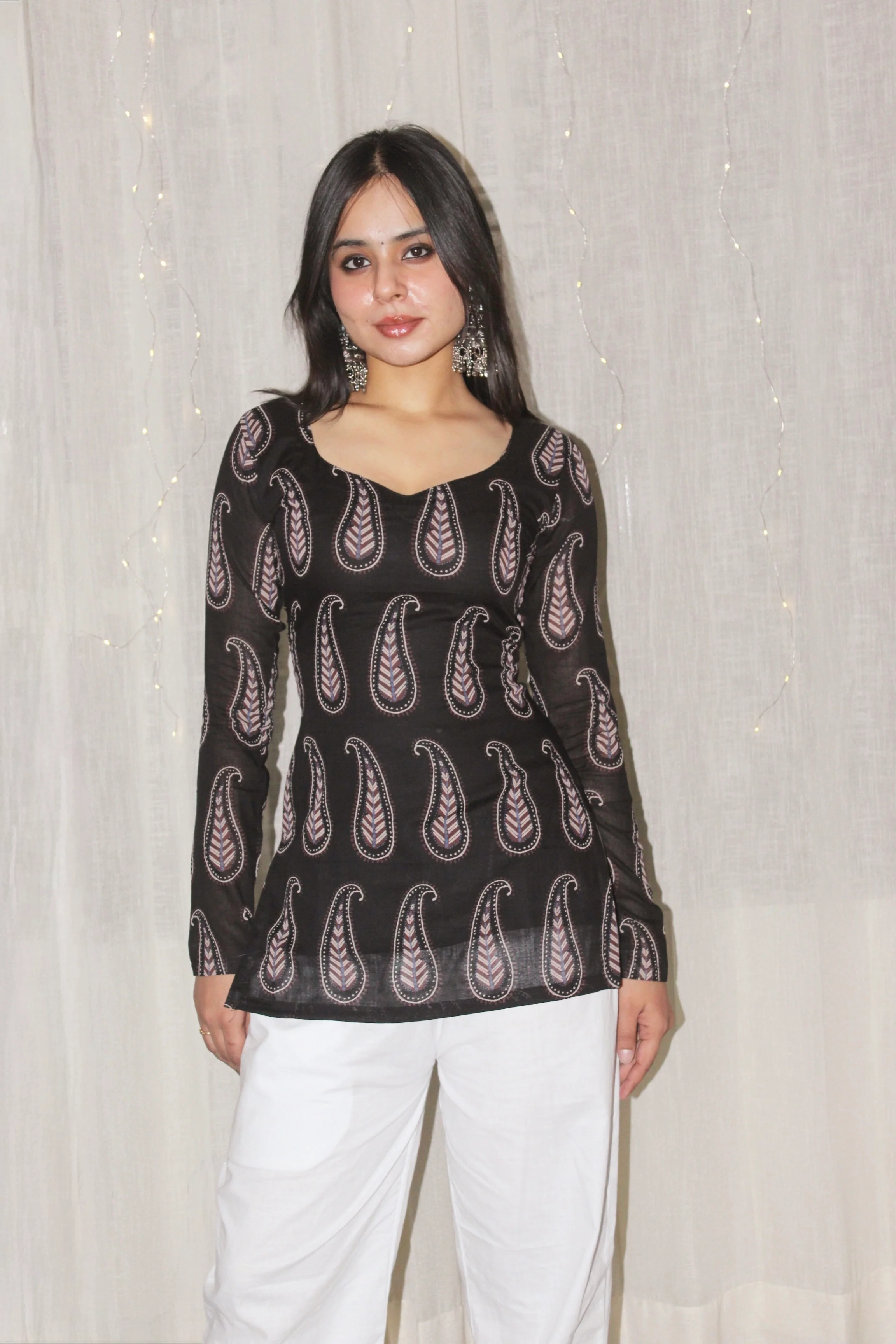 ADAA FULL SLEEVE CORSET KURTI - Image 2