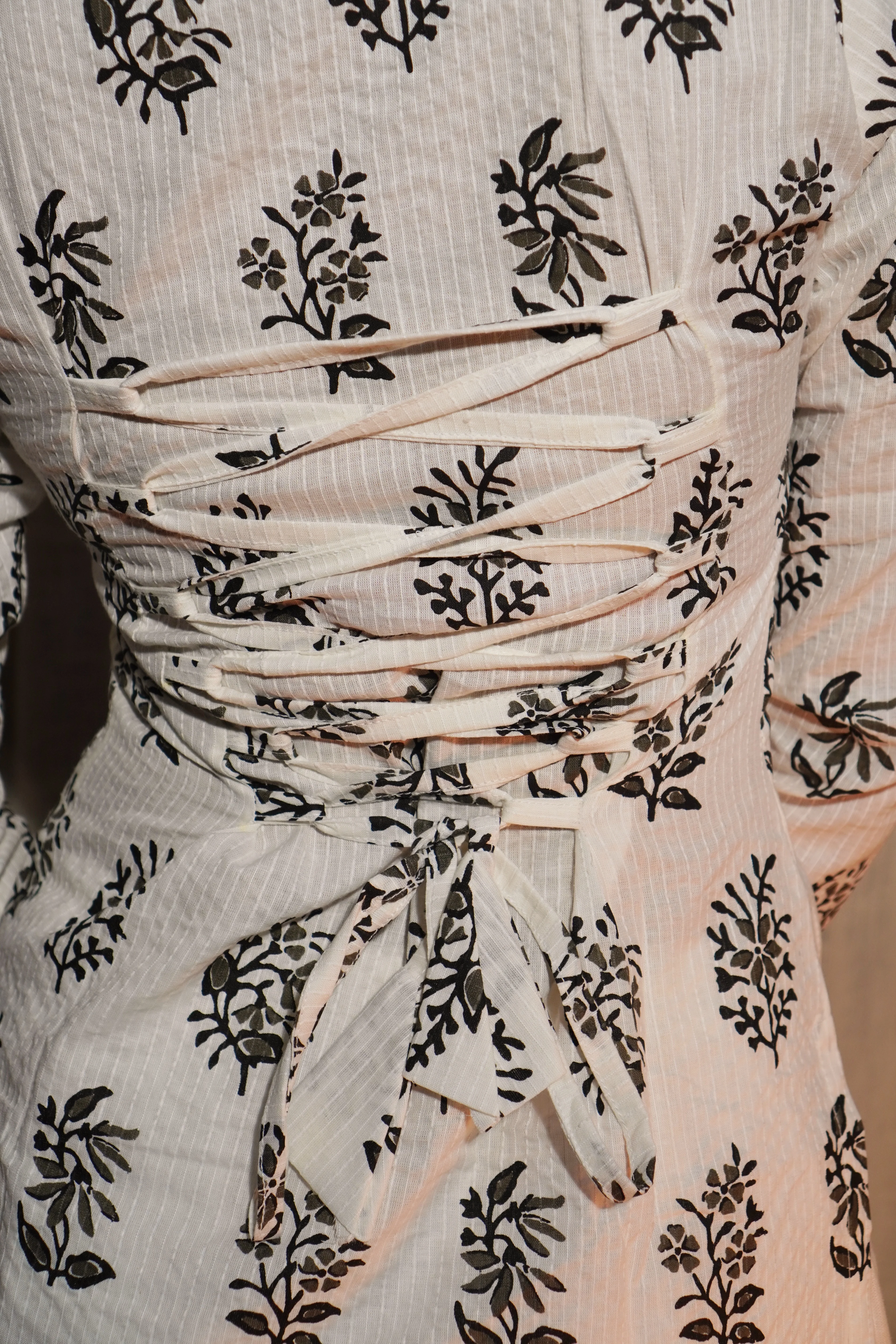 AVNI FULL SLEEVE CORSET KURTI - Image 6