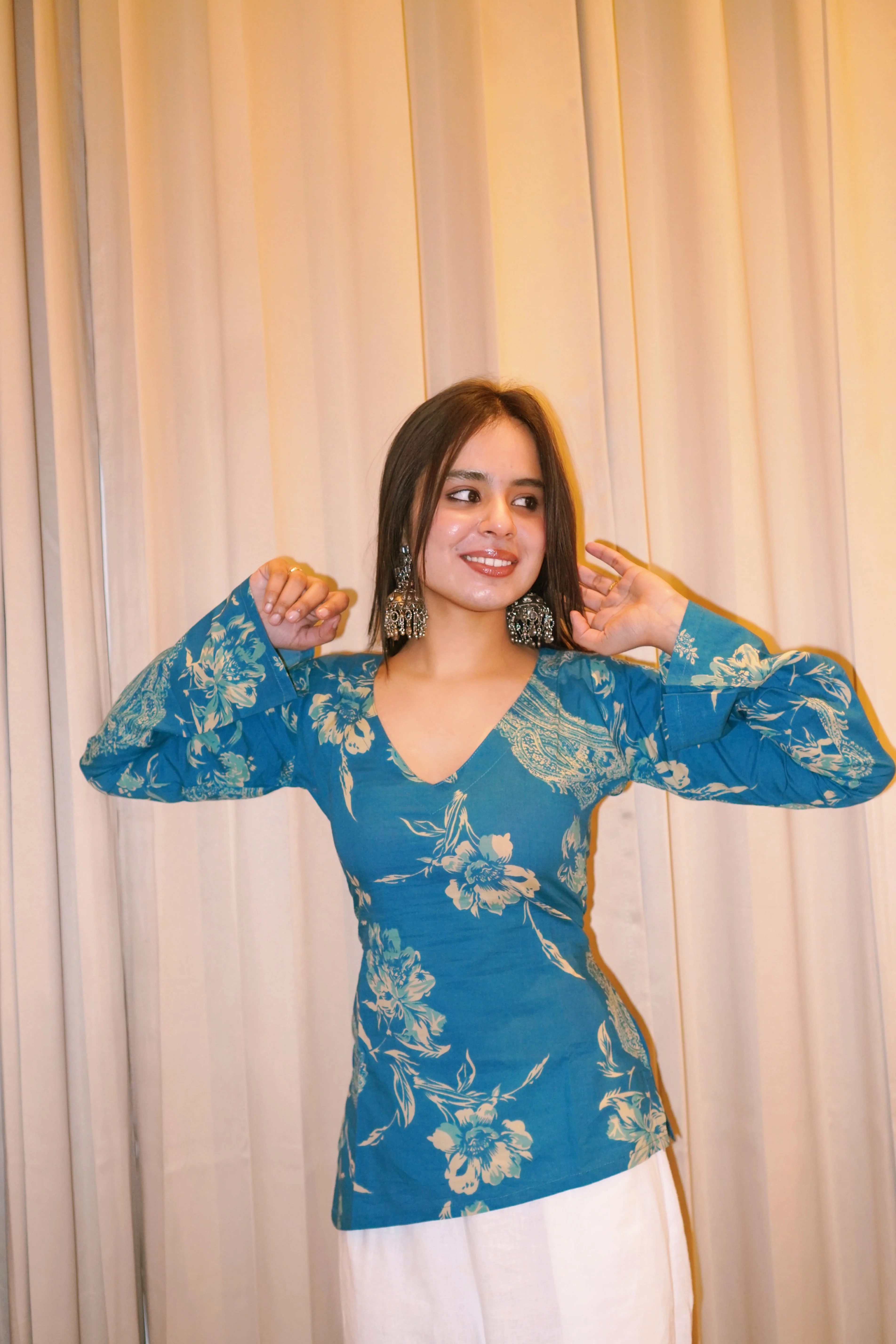 DIA SIDE BEND CORSET KURTI - Image 6