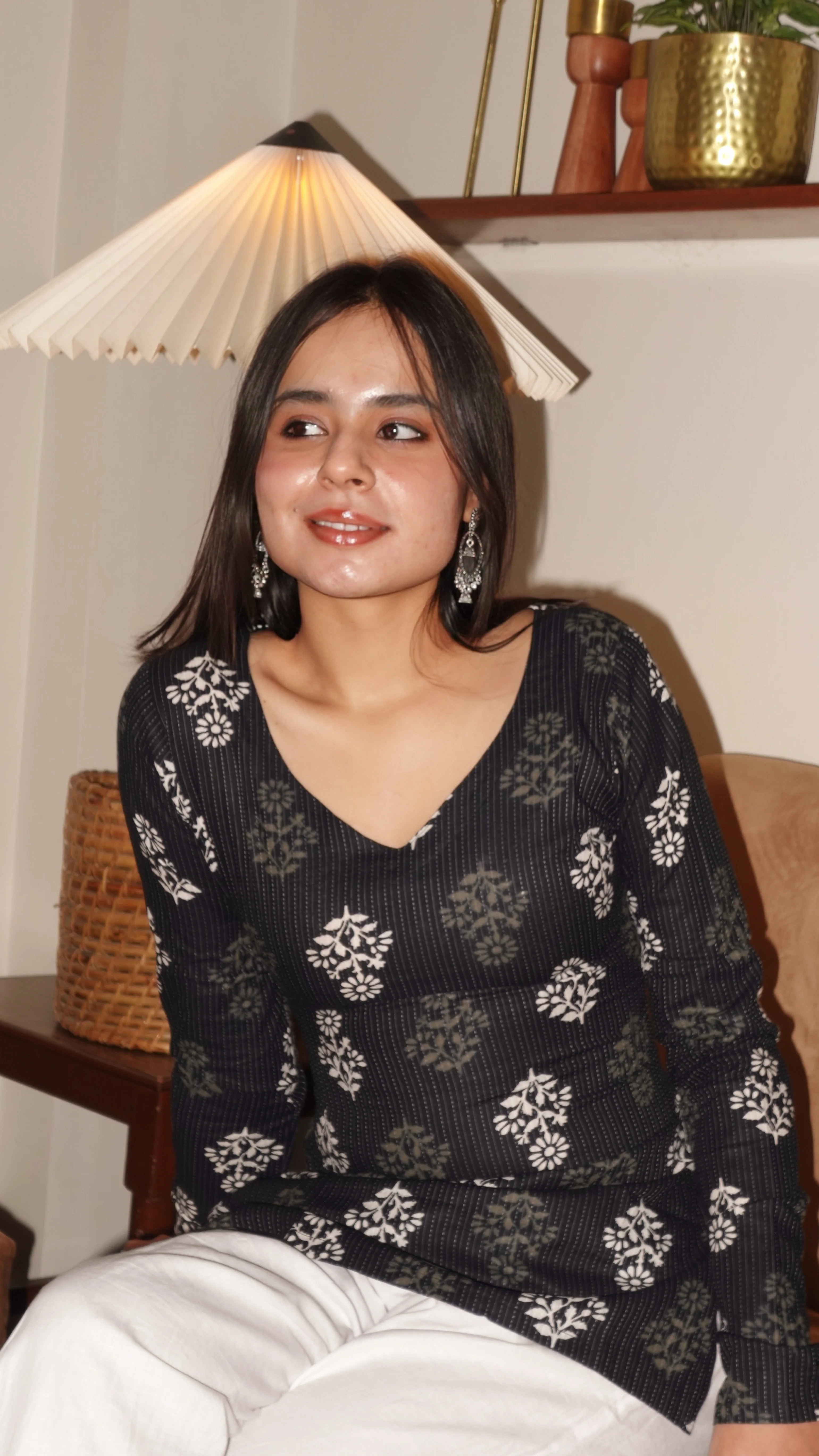 HAYA FULL SLEEVE CORSET KURTI - Image 3