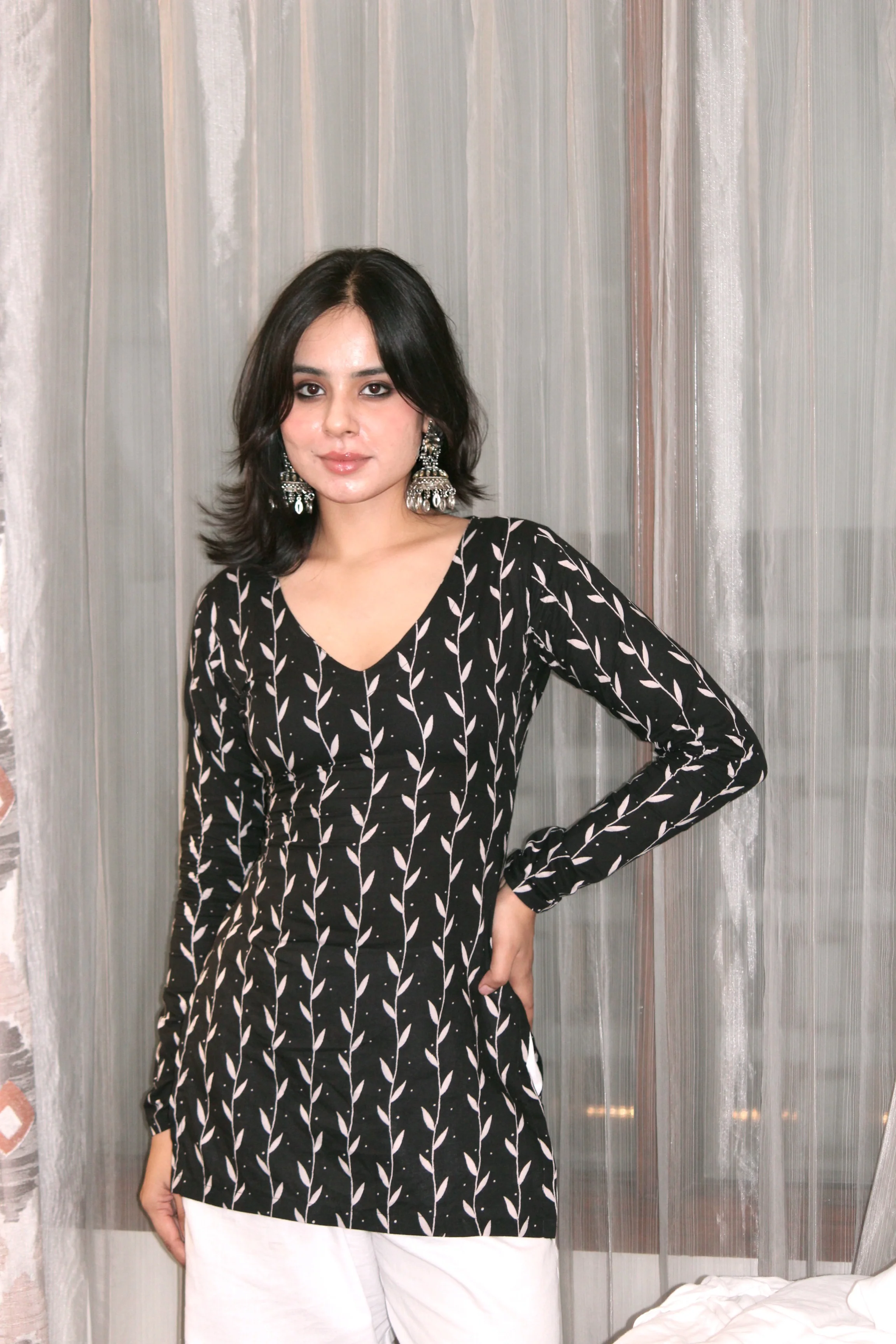 JHUMKA FULL SLEEVE CORSET KURTI - Image 3