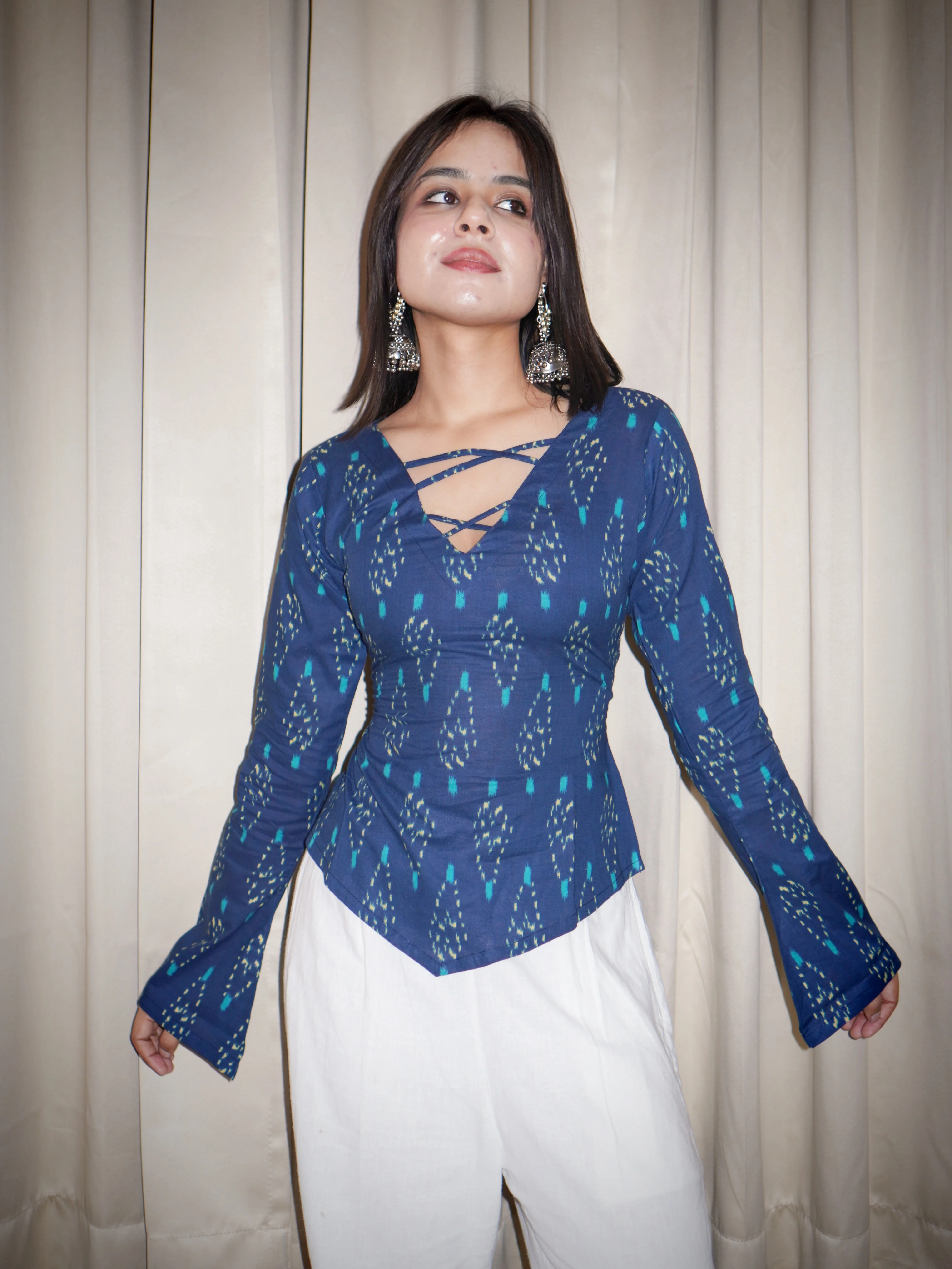 MAHIRA CRISS CROSS CORSET TOP - Image 4
