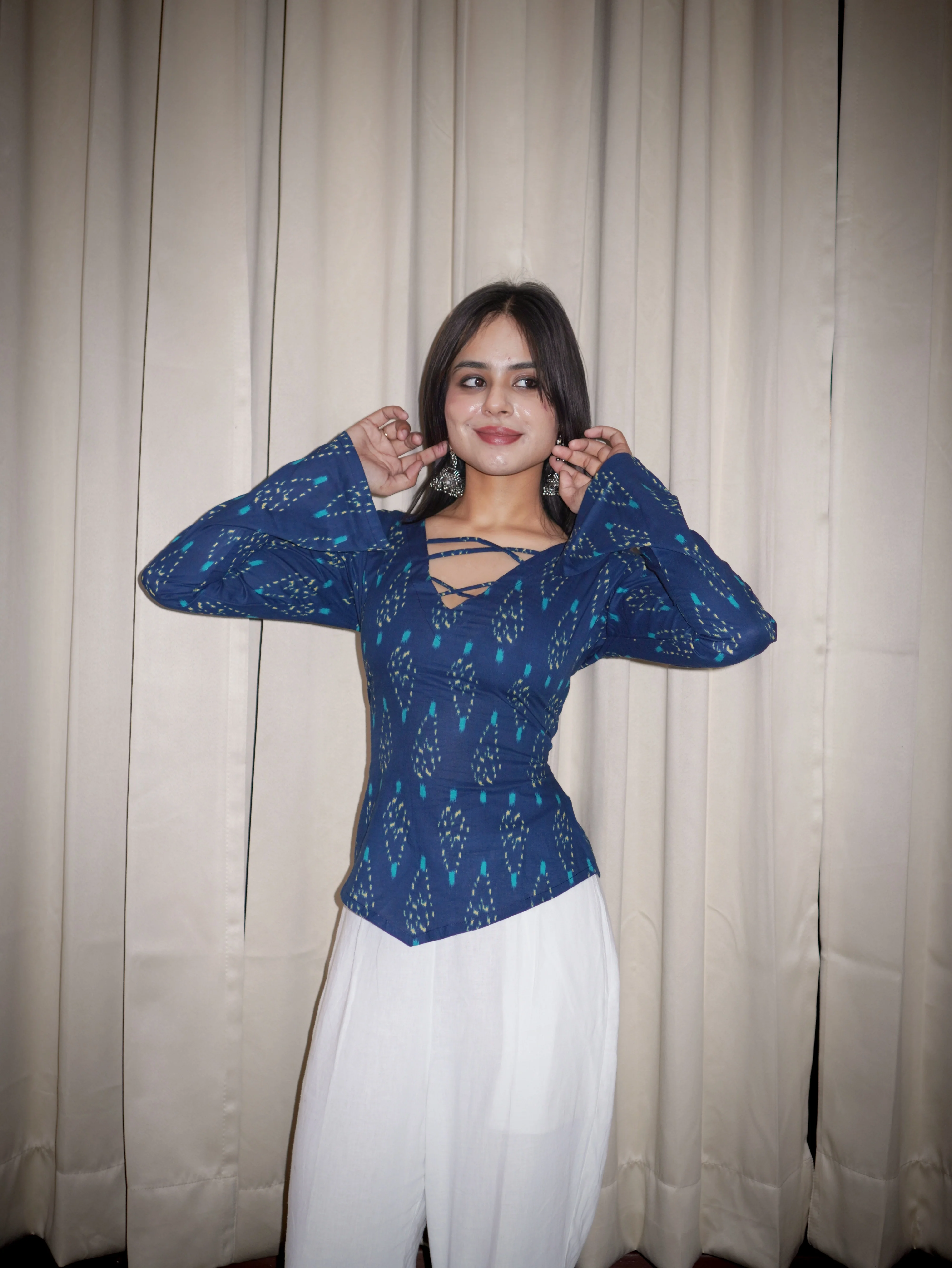 MAHIRA CRISS CROSS CORSET TOP - Image 6