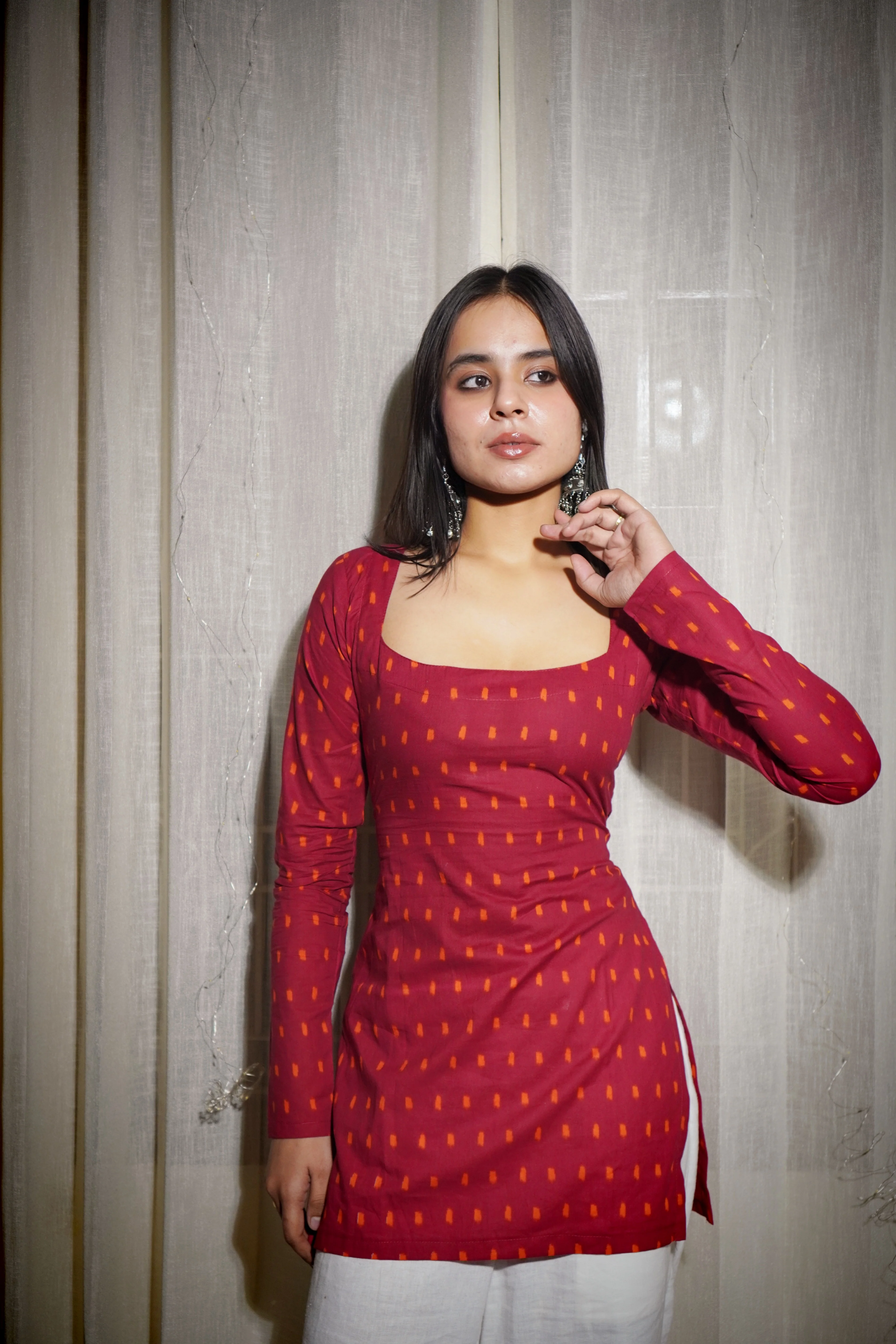 MYRA FULL SLEEVE  CORSET KURTI - Image 3