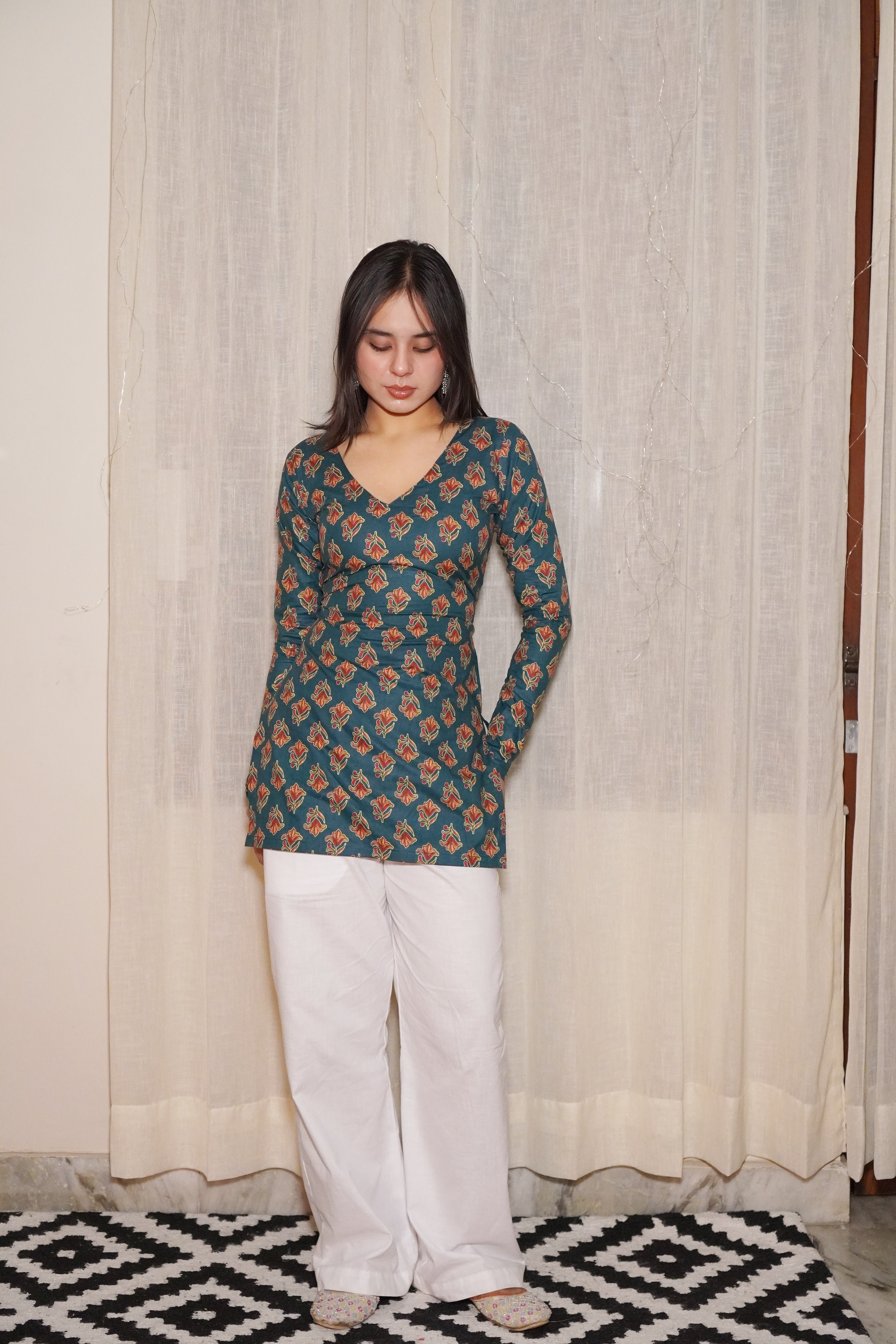 NAIRA FULL SLEEVE KURTI - Image 6