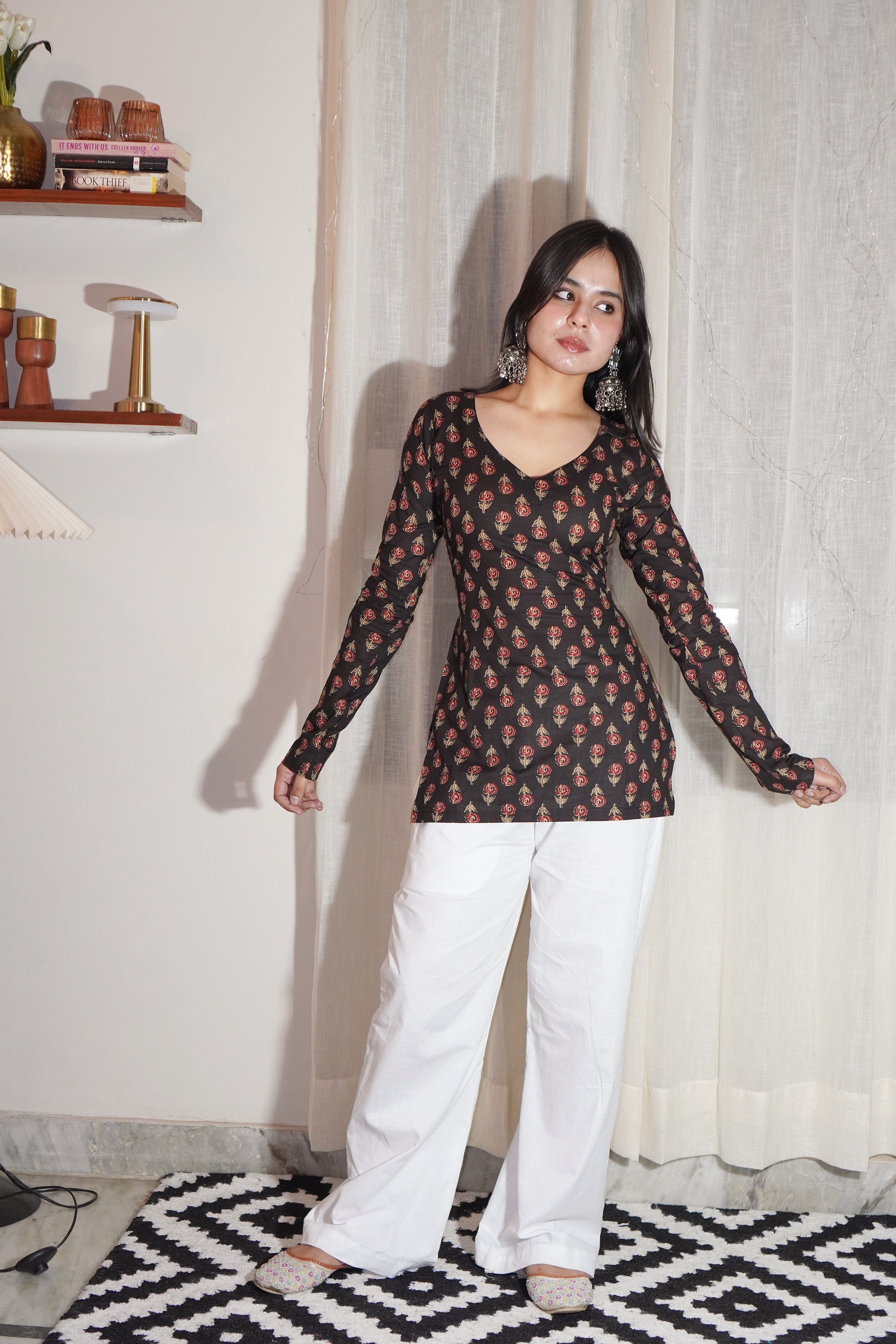 NANDNI FULL SLEEVE CORSET KURTI - Image 7