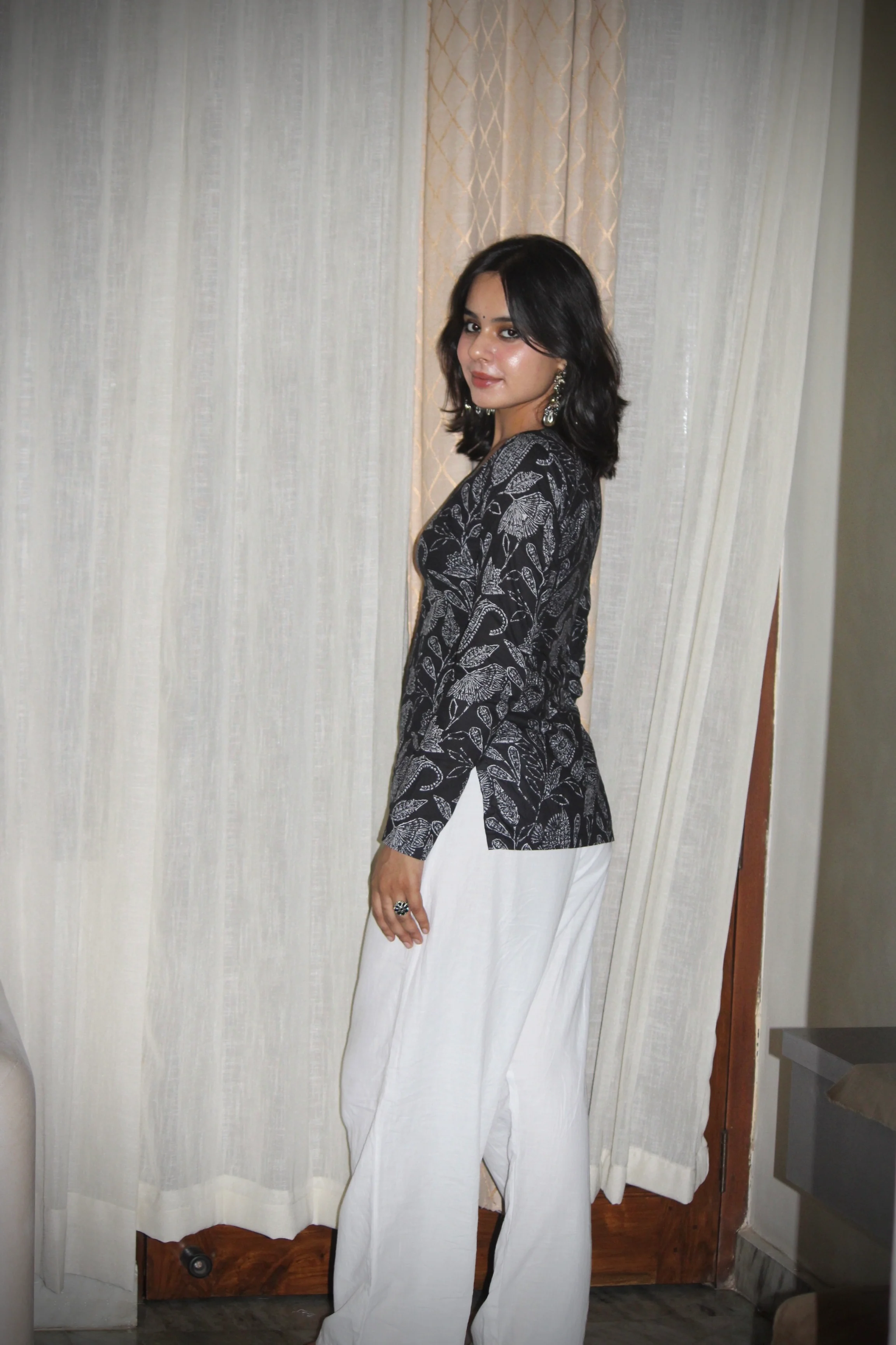 NAZAR FULL SLEEVE KURTI - Image 6