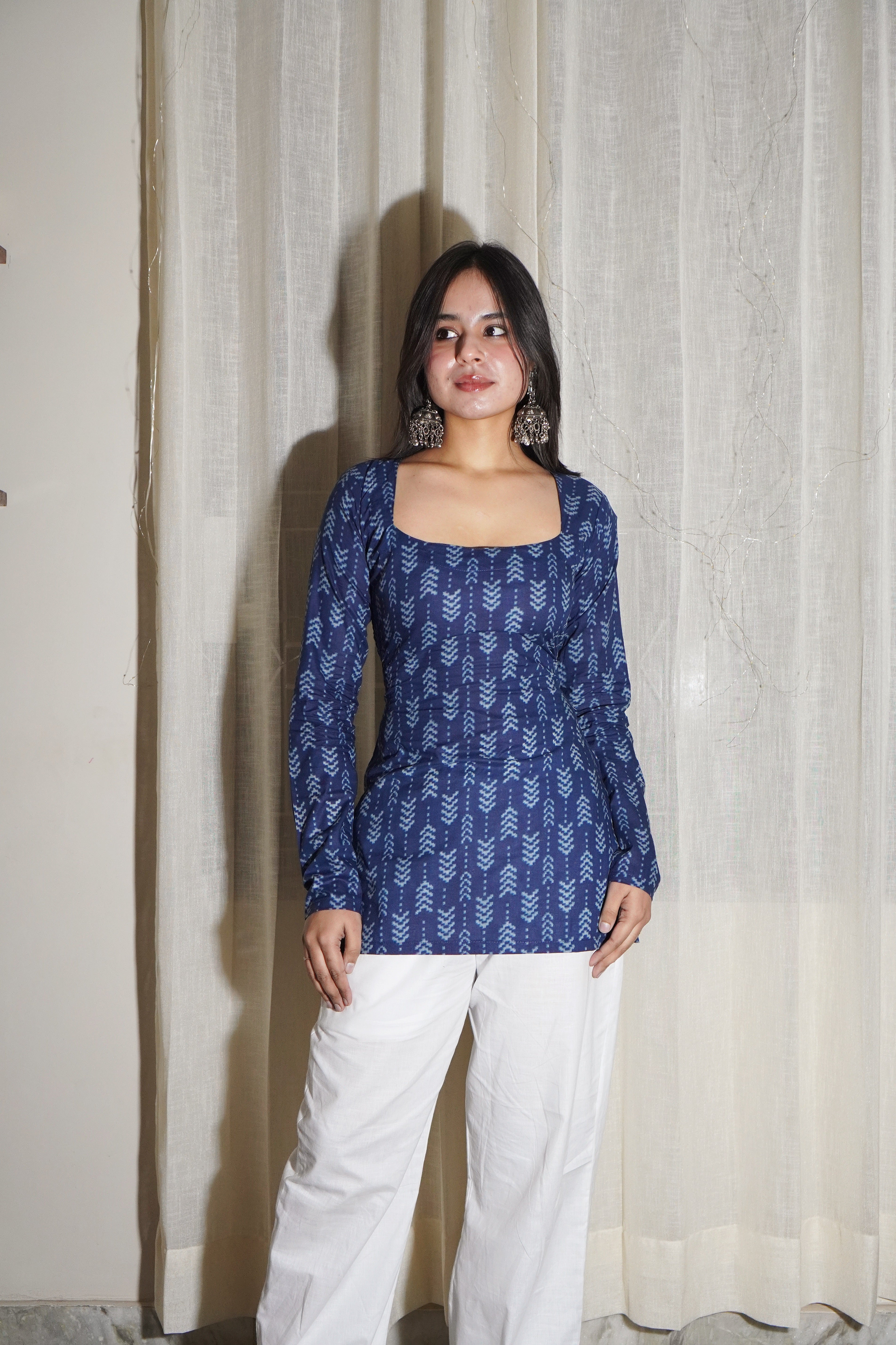 NIVIi FULL SLEEVED CORSET KURTI - Image 3