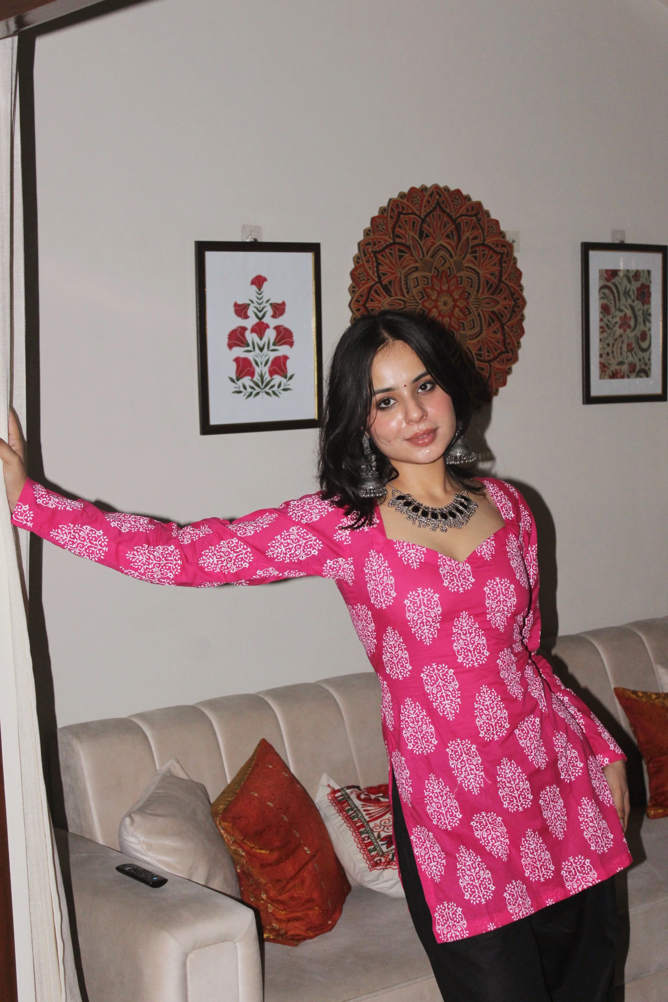NOORVI FULL SLEEVE KURTI - Image 3