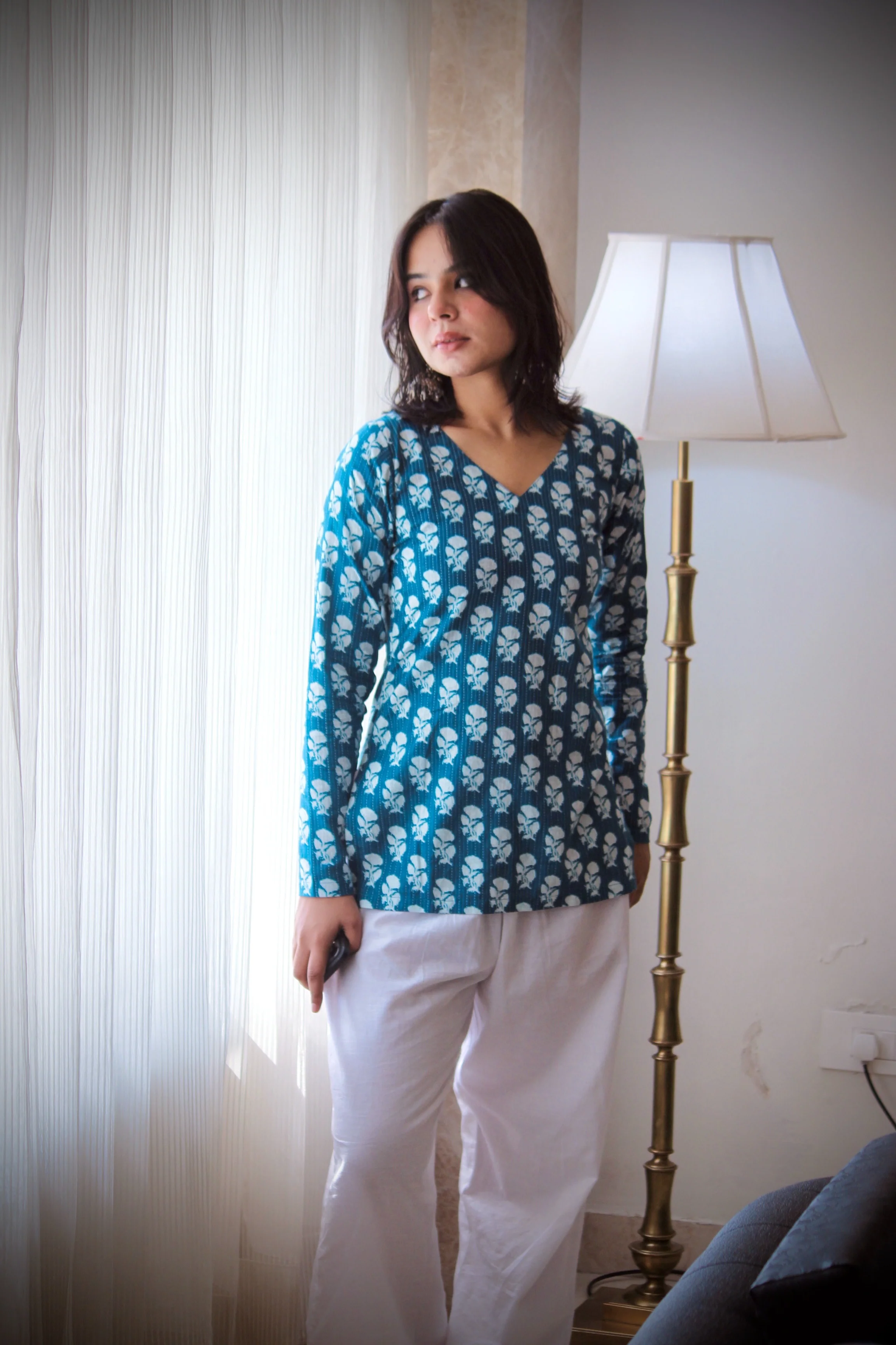 NURA FULL SLEEVE KURTI - Image 3