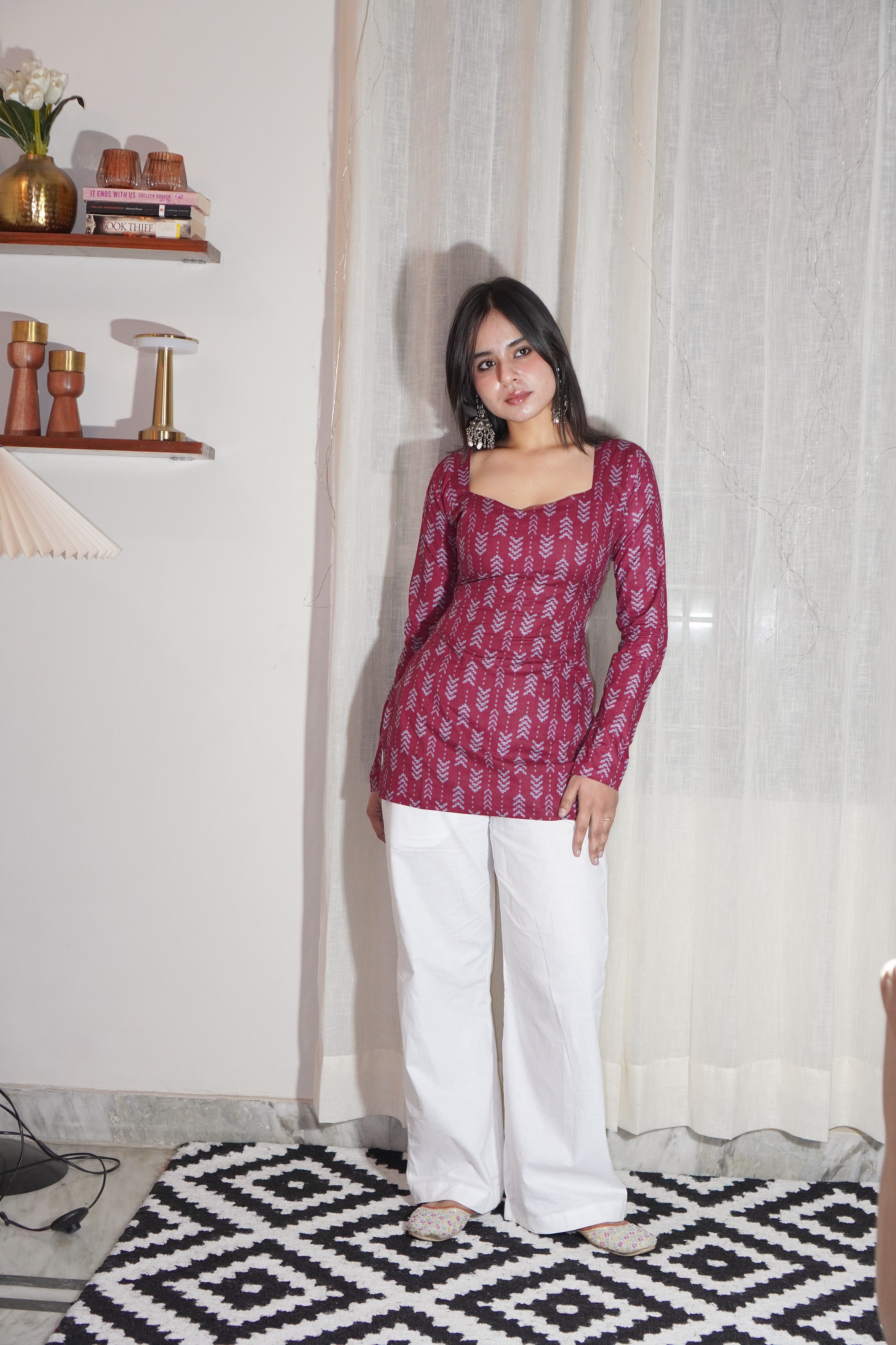 RAAHI FULL SLEEVE CORSET KURTI - Image 4