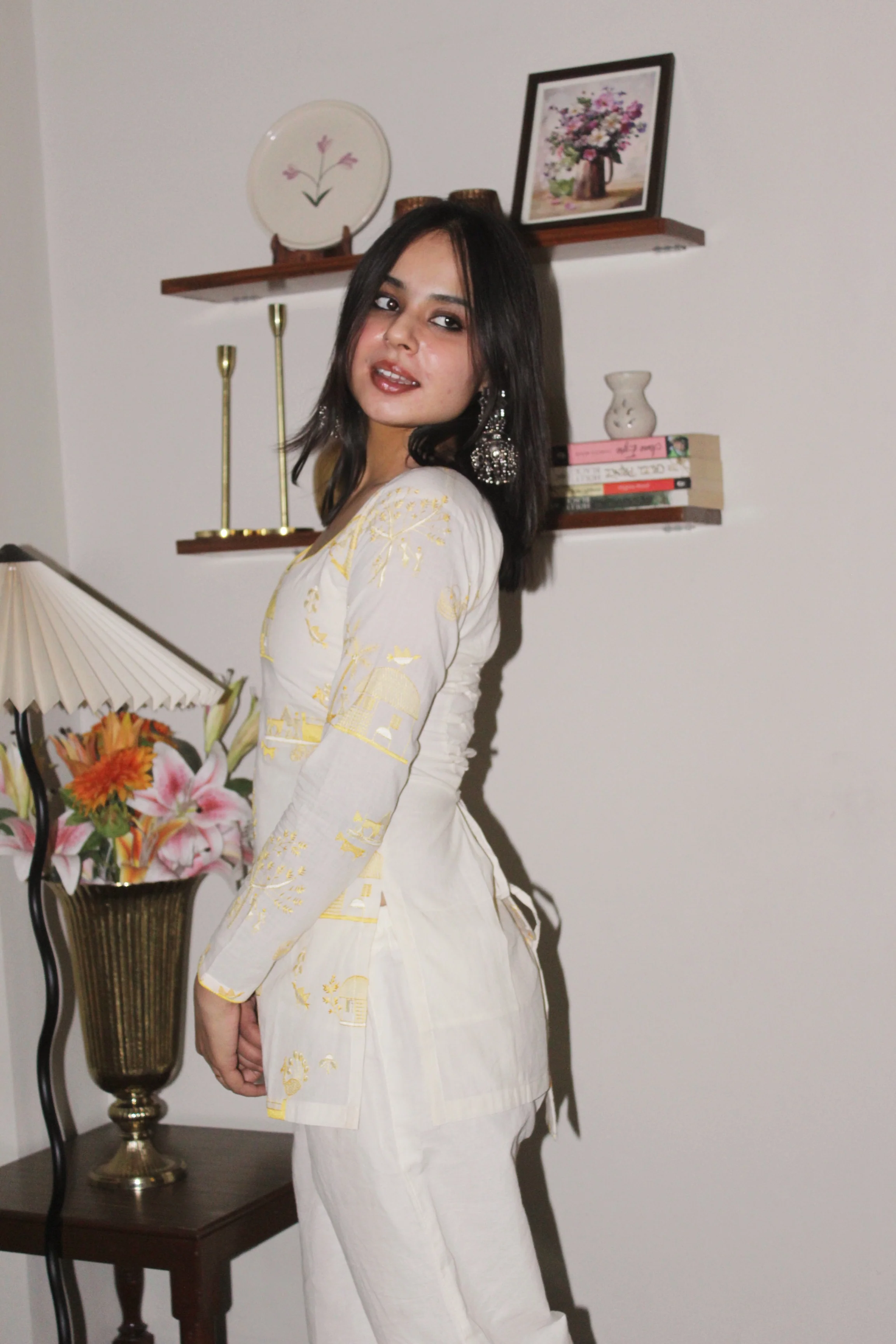 REEM FULL SLEEVE CORSET KURTI - Image 4
