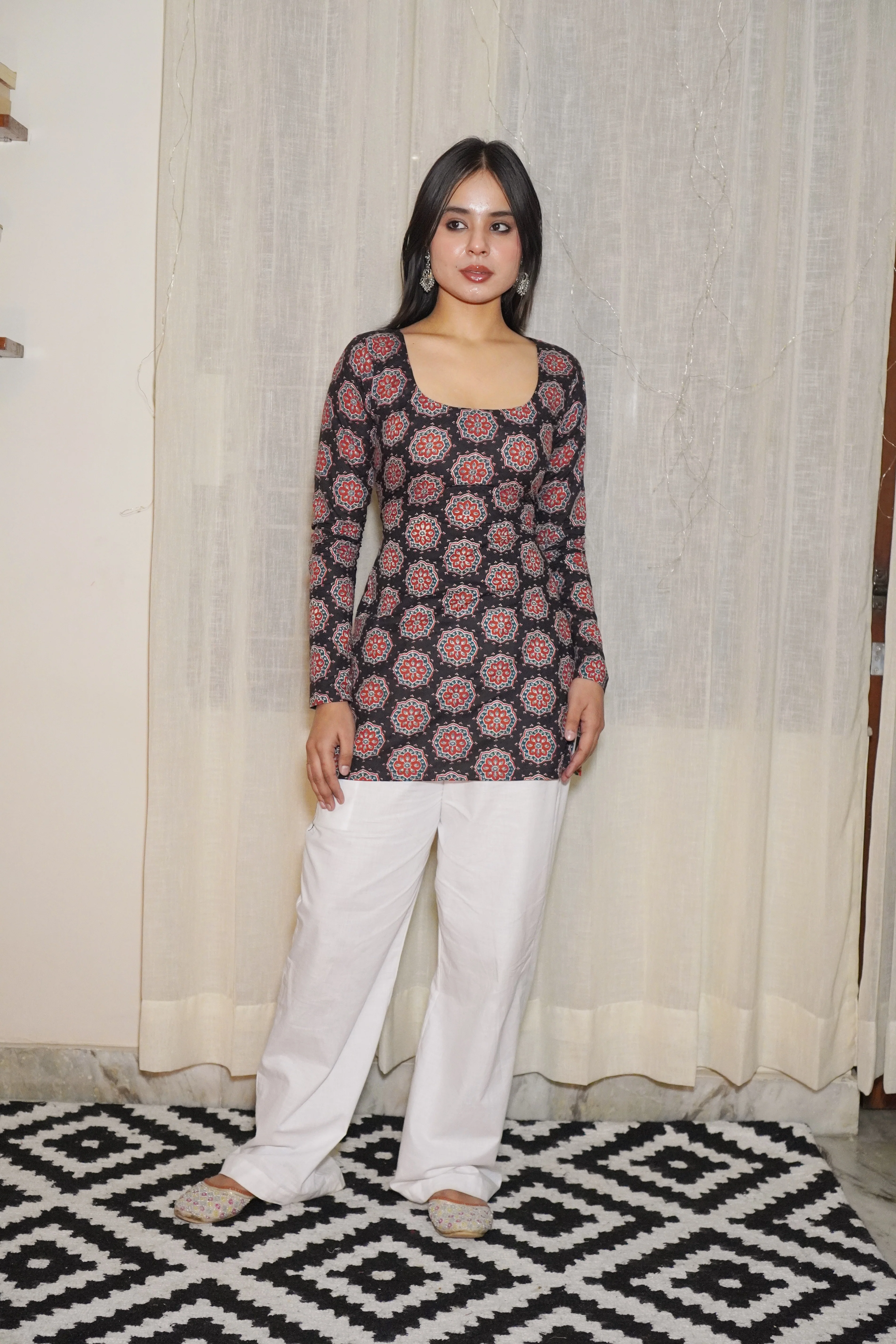 RIVAZ FULL SLEEVE KURTI - Image 5