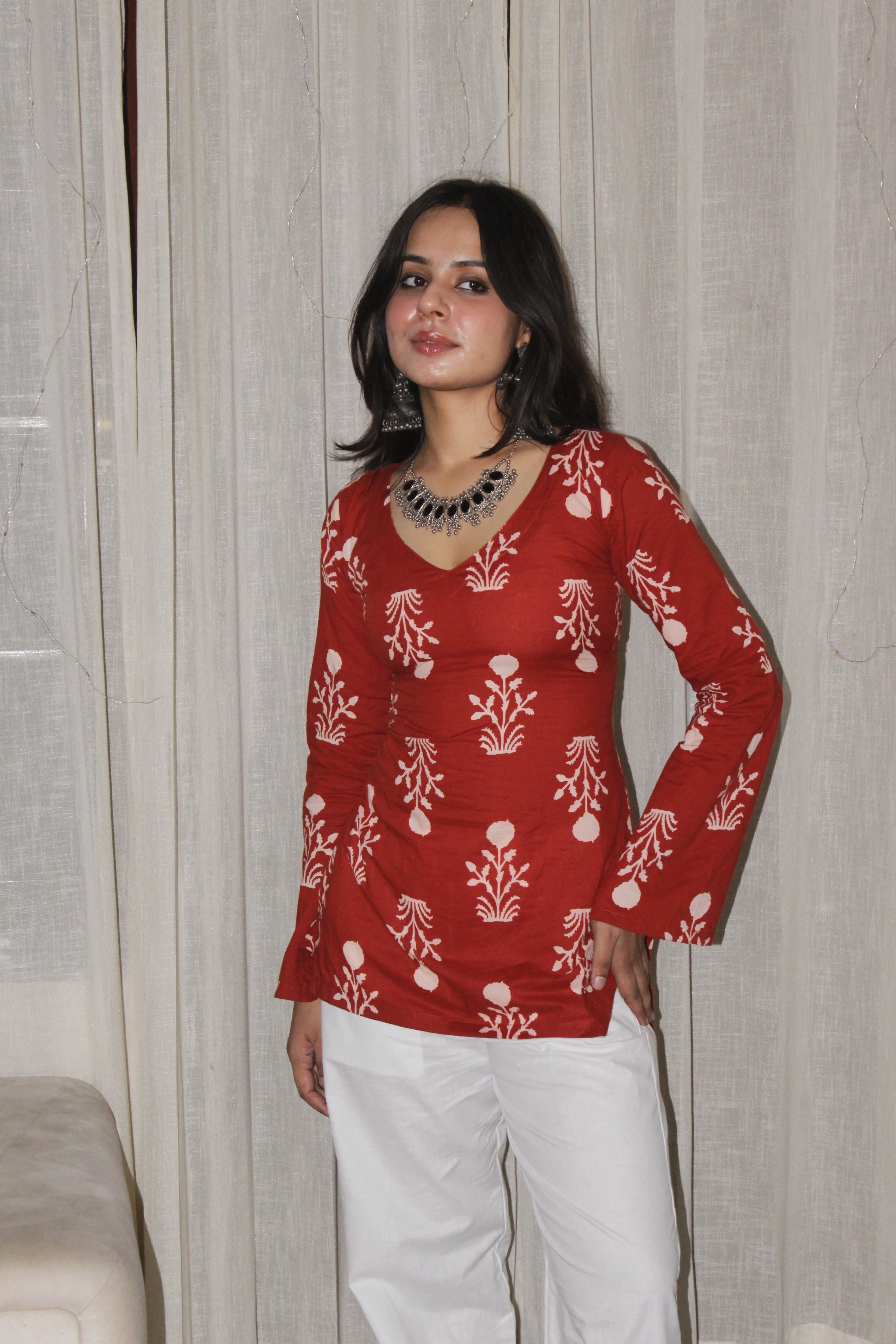 RIVA BELL SLEEVE KURTI - Image 4