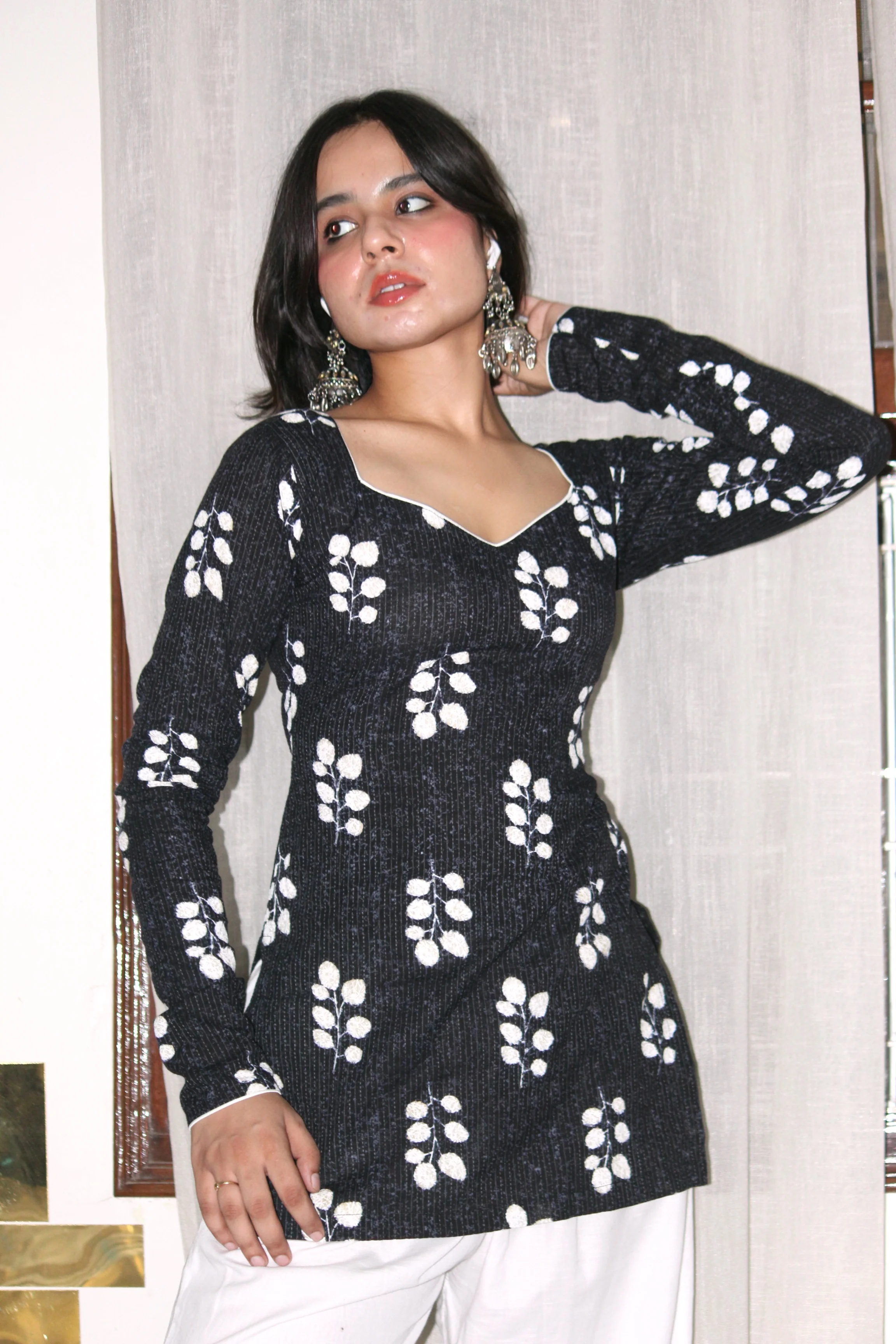 SEHAR FULL SLEEVE CORSET KURTI - Image 6