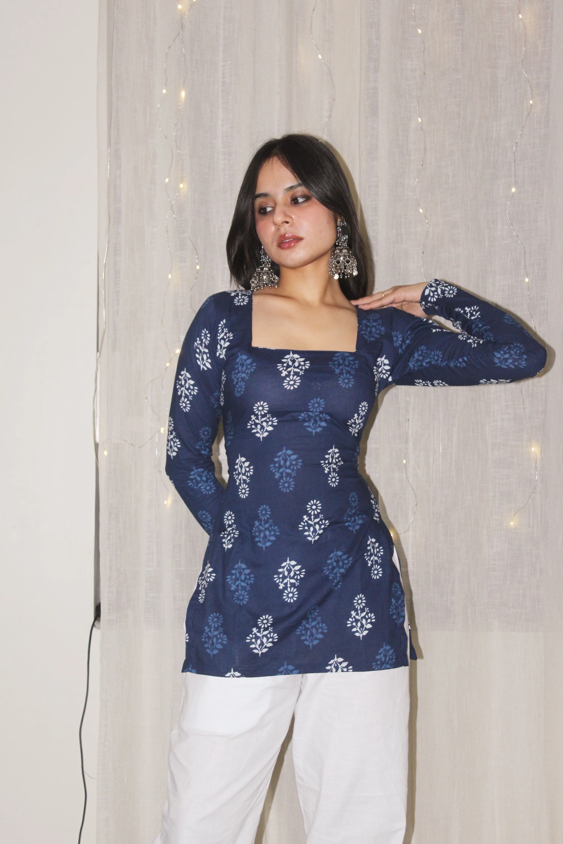 AVYA FULL SLEEVE CORSET KURTI - Image 3