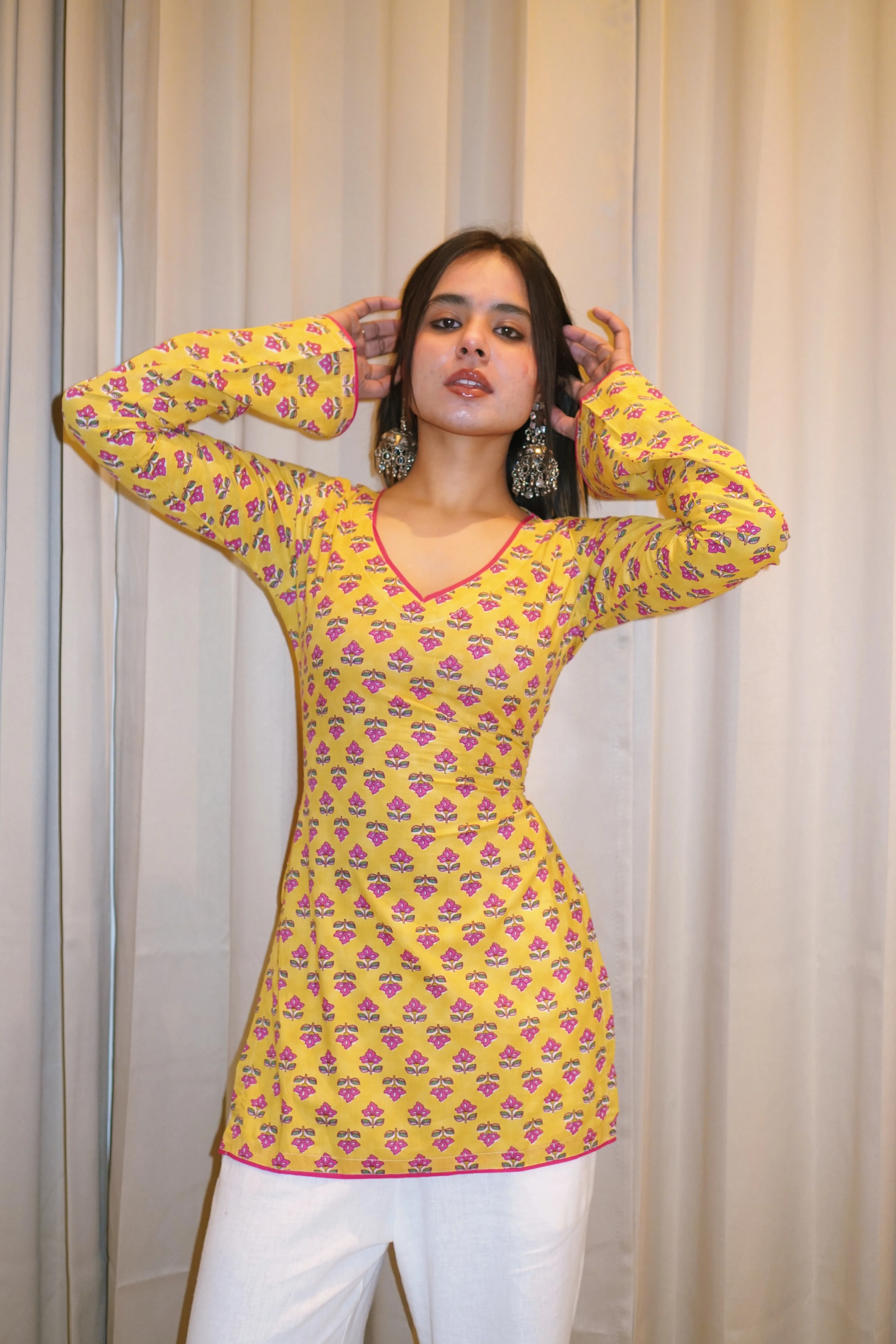 VAAYU BELL SLEEVE CORSET KURTI - Image 4