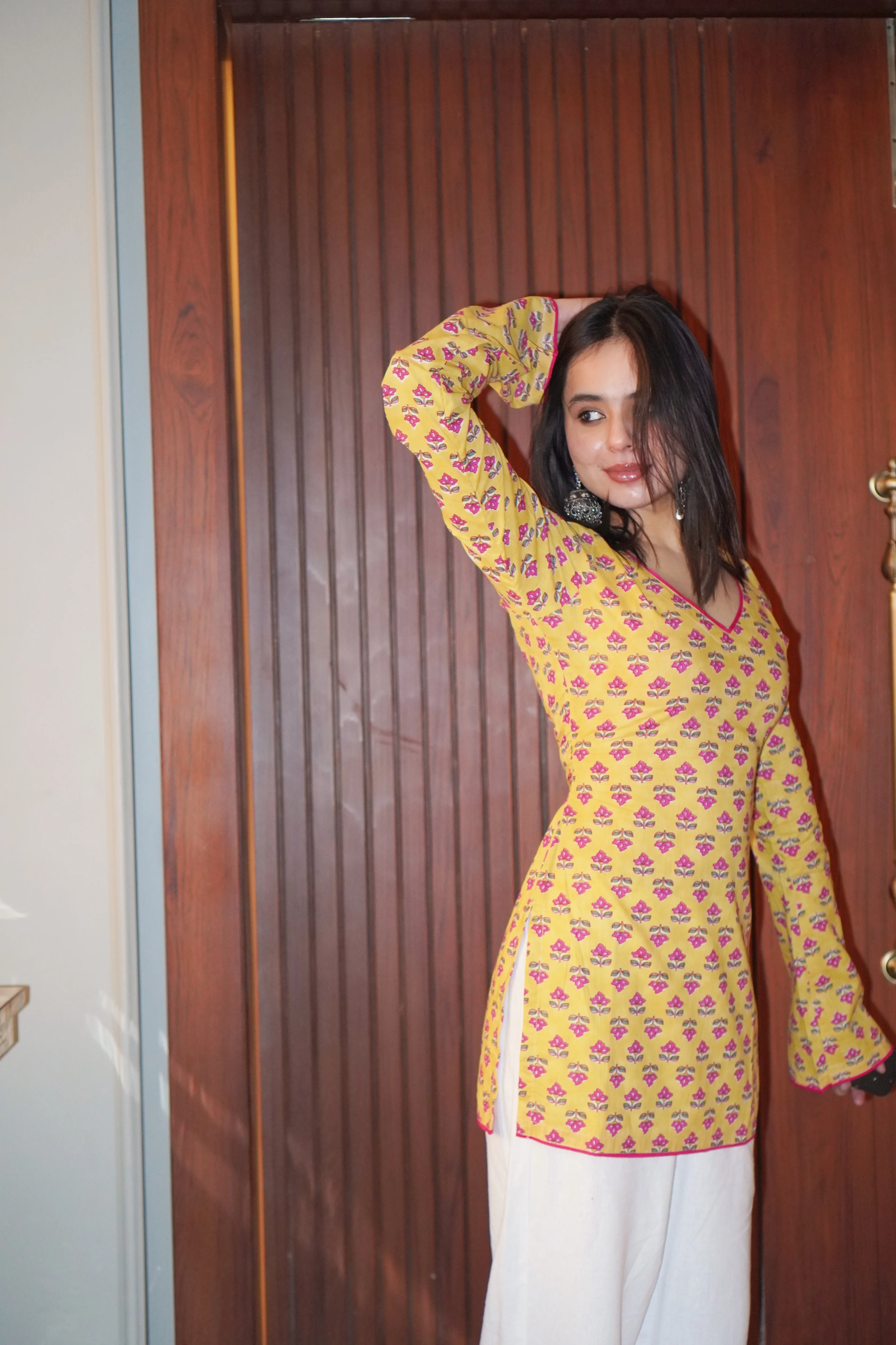 VAAYU BELL SLEEVE CORSET KURTI - Image 5