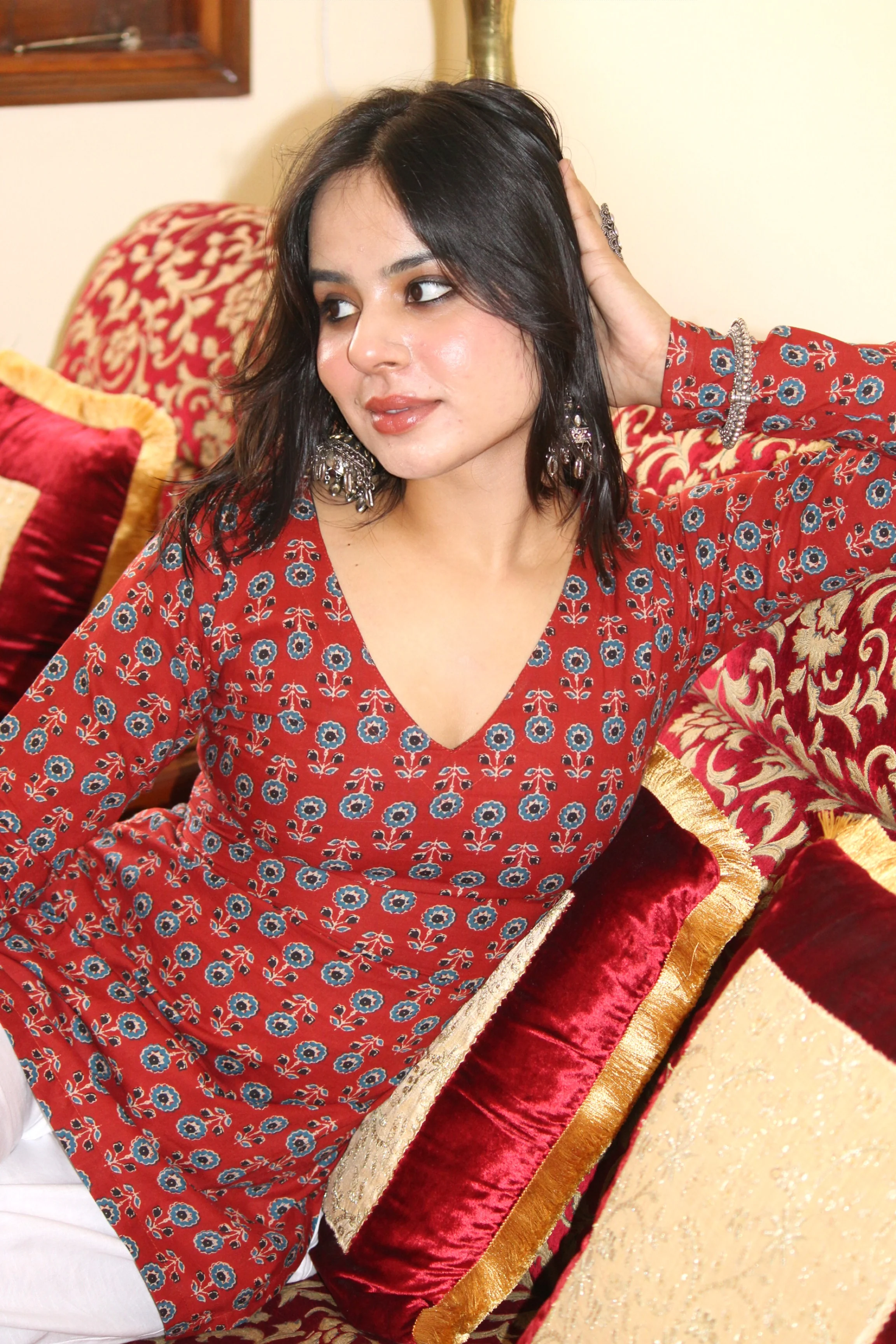 ZAYA FULL SLEEVE CORSET KURTI - Image 4