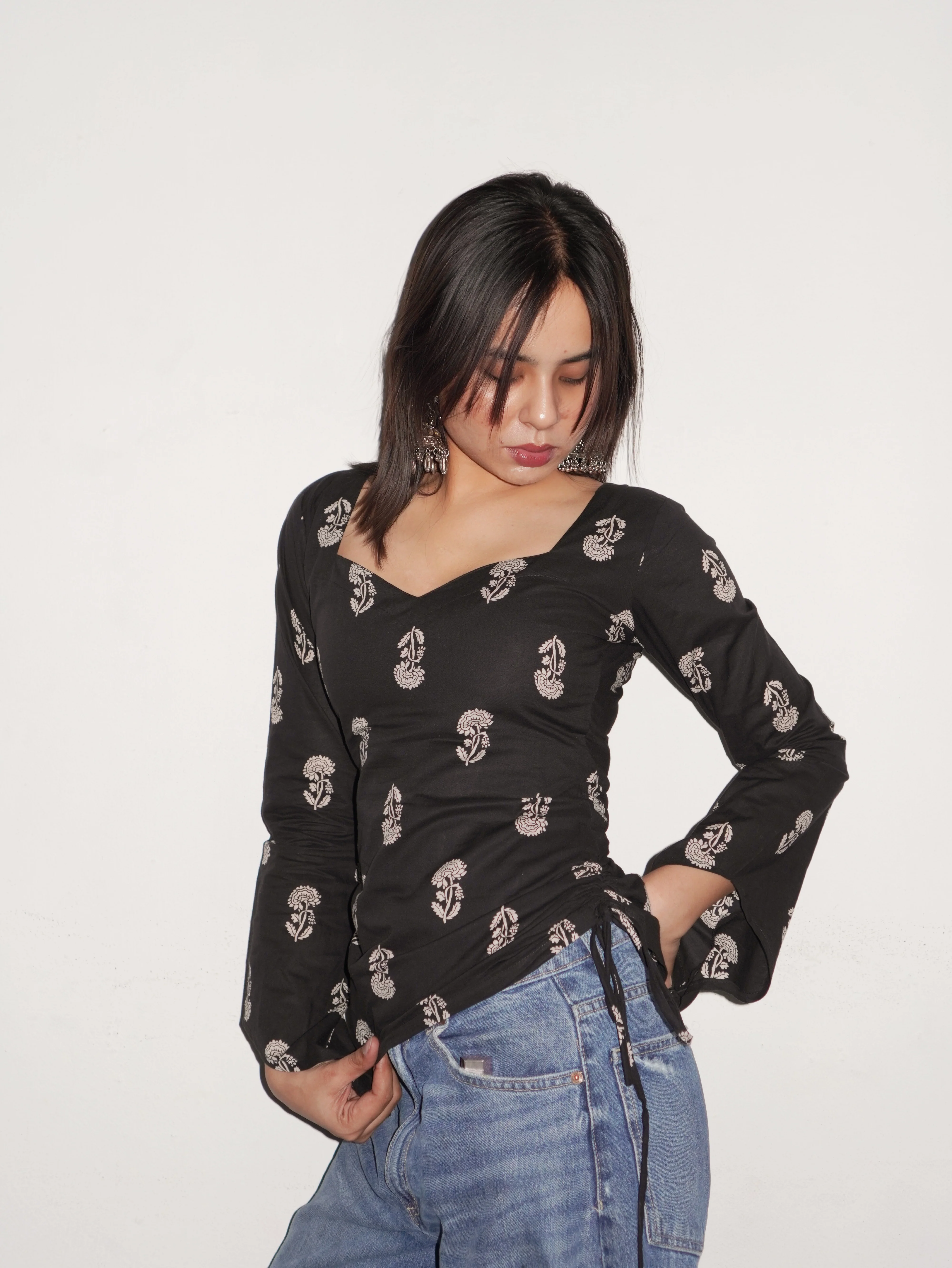 ZIVARA SIDE TIE TOP - Image 5